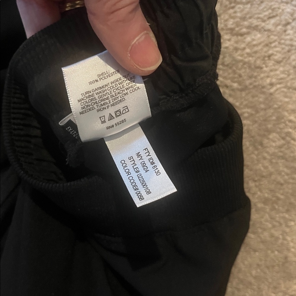 EXPRESS Black High Waisted Drawstring Jogger Pants Size Medium - Picture 8 of 10